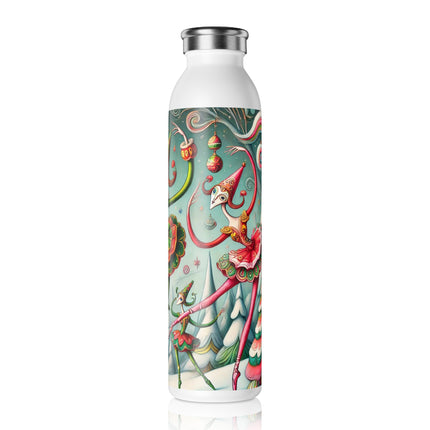 Christmas Ballet of the Absurd Slim Water Bottle