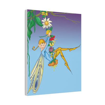 Whimsical Fairy Swing – Lydia Hine’s Enchanted Art Deco Illustration
