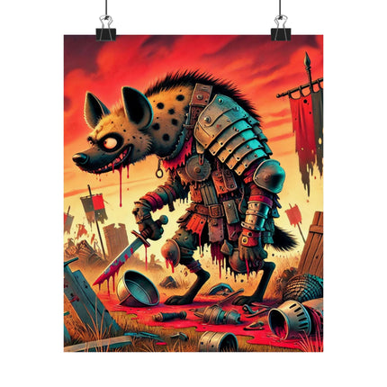 🦴🐾 The Cunning Scavenger Matte Vertical Poster – Survival, Strategy & Dark Fantasy