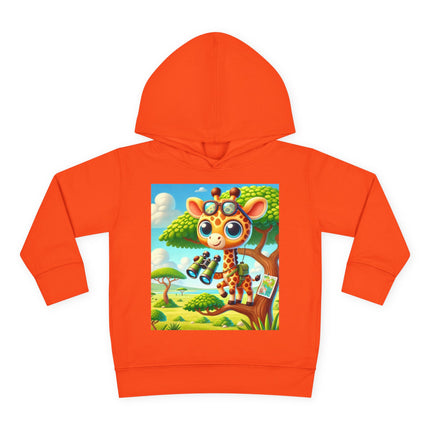 Giraffe Lookout Toddler Pullover Fleece Hoodie
