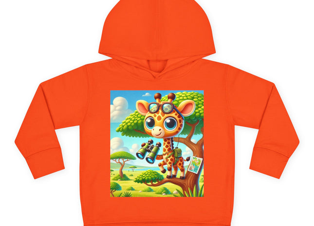 Giraffe Lookout Toddler Pullover Fleece Hoodie