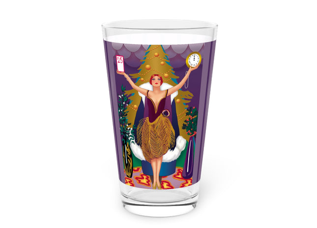 Countdown to Christmas Elegance Glass, 16oz