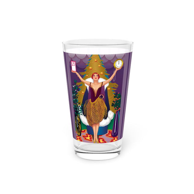 Countdown to Christmas Elegance Glass, 16oz