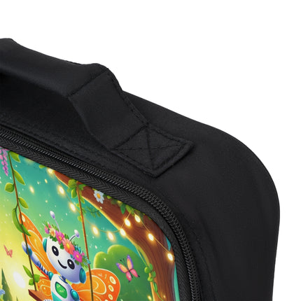 Robot Fairy Lunch Bag – Whimsical Wonder & Blossom Magic