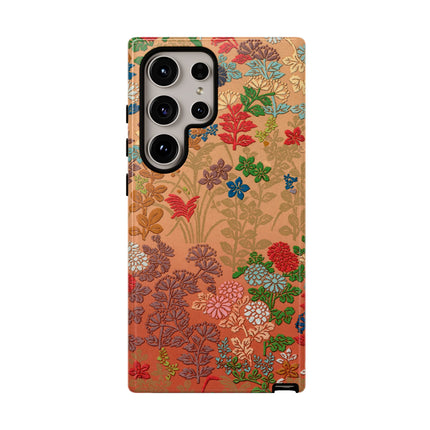 Ornamental Japanese Flower Pattern Phone Cases