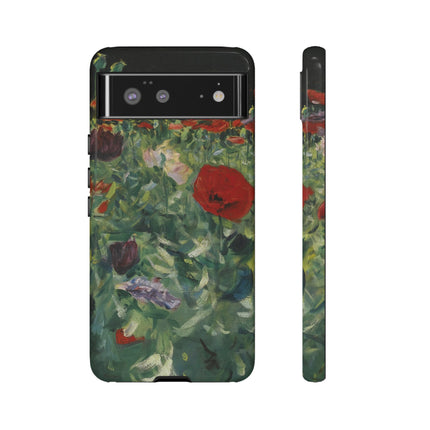Poppies (A Study of Poppies for Carnation, Lily, Lily, Rose) by John Singer Sargent Phone Cases