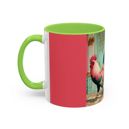 The Salon Rooster Colorful Mugs (11oz, 15oz)