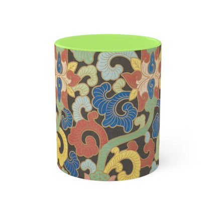 Examples of Chinese Ornament, Pl.12 by Owen Jones Colorful Mugs, 11oz