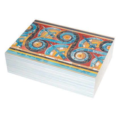 Reproduction of S-Spiral Frieze by Emile Gilliéron Greeting Cards (1, 10, 30, and 50pcs)