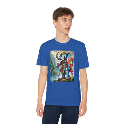 Cyberpunk Elephant Youth Competitor Tee