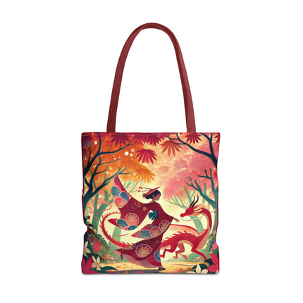 The Dragon Fairy’s Dance Tote Bag – Enchanted Grace & Spring Magic