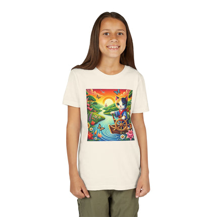 Sailor Kitten’s River Adventure Youth Short Sleeve Tee