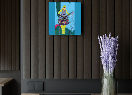 Exquisite Elegance by Umberto Brunelleschi Acrylic Wall Clock