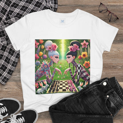 Spring Gambit: A Fairy’s Move Cotton Tee