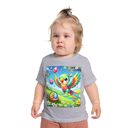 Easter Parrot Baby Short Sleeve T-Shirt