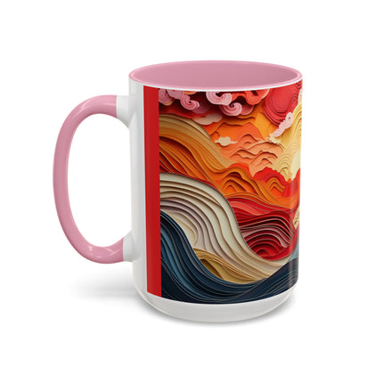 Vibrant Sunrise Sky Colorful Mugs (11oz, 15oz)