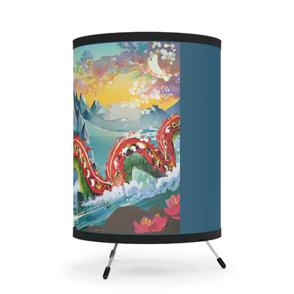 Chinese Dragon Tripod Lamp