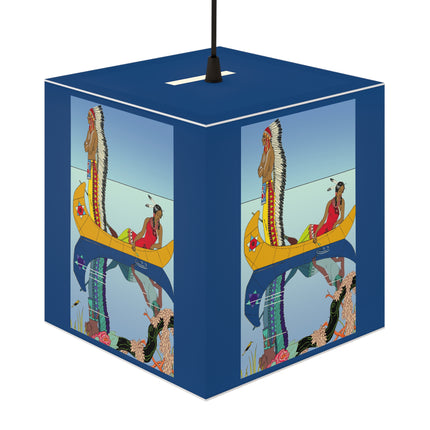 Le long du Missouri by George Barbier Light Cube Lamp