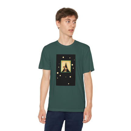 Playful Paws Youth Competitor Tee – Vintage Charm & Curious Adventure