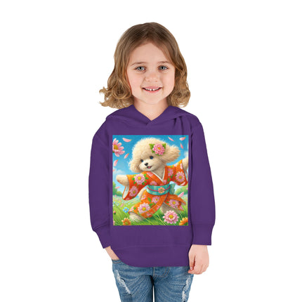 Chrysanthemum Meadow Play Toddler Pullover Fleece Hoodie