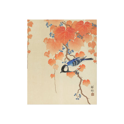 Great Tit on Paulownia Branch by Ohara Koson  Fine Art Posters