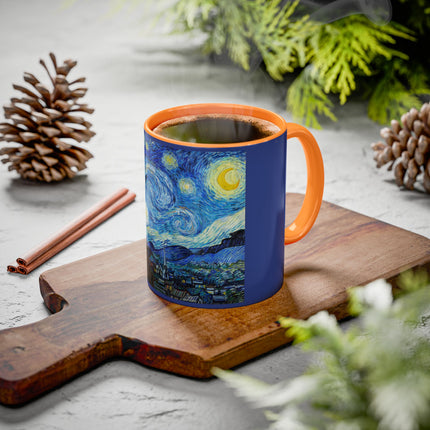 The Starry Night by Vincent Van Gogh Colorful Mugs (11oz, 15oz)