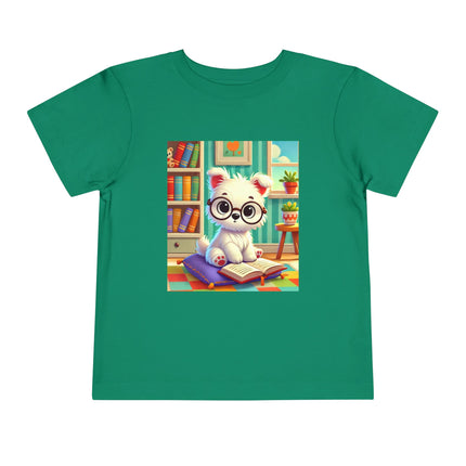 Little Scholar Pup Toddler Short Sleeve Tee