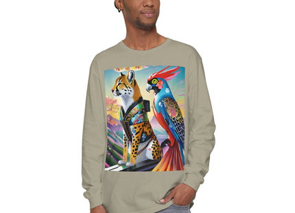 Cybernetic Duets Garment-dyed Long Sleeve T-Shirt