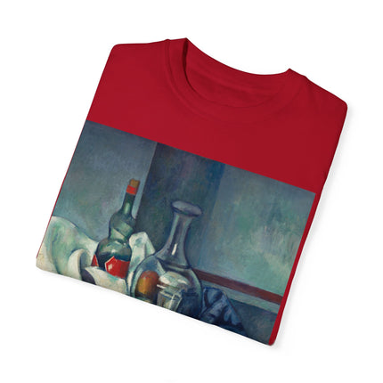 The Peppermint Bottle by Paul Cézanne Unisex Garment-Dyed T-shirt