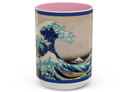 The Great Wave off Kanagawa by Katsushika Hokusai Colorful Mugs (11oz, 15oz)