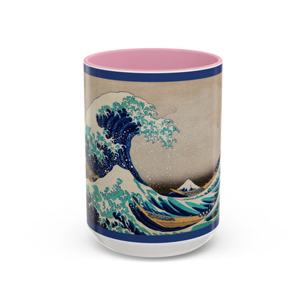 The Great Wave off Kanagawa by Katsushika Hokusai Colorful Mugs (11oz, 15oz)