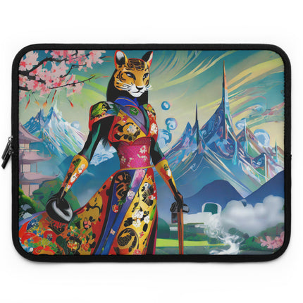 Cyber Cat Glamour Laptop Sleeve