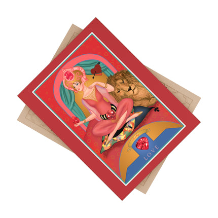 July & Ruby Ceramic Tile — Gem Series by Sofia Chiostri