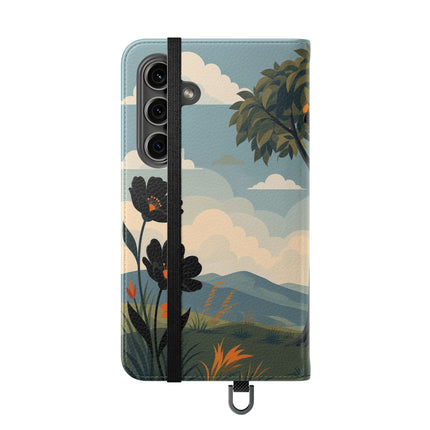 🌳🌺 The Ladies Of The Garden Swing Flip Case – Art Deco Floral Adventure