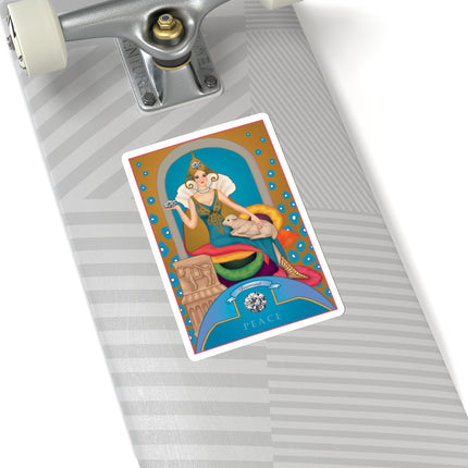April & Diamond (from the Gem Series) by Sofia Chiostri Kiss-Cut Stickers (4 Sizes)