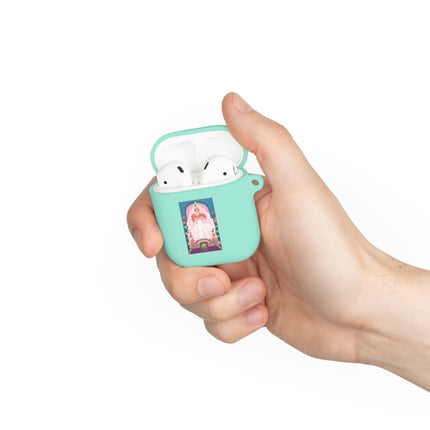 August & Peridot AirPods Case — Gem Series by Sofia Chiostri