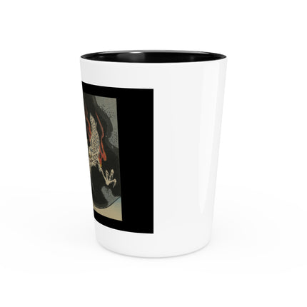 Picture Album Featuring a Dragon by Utagawa Hiroshige Ceramic Shot Glass