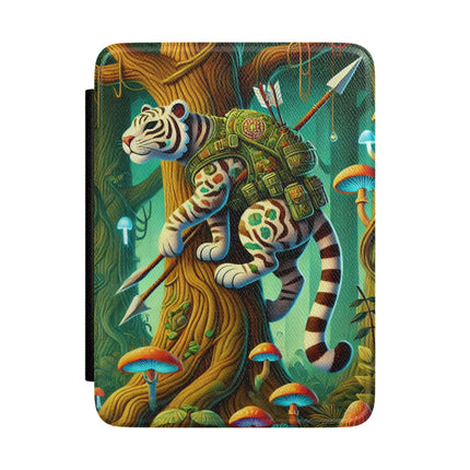 Silent Stripes Kindle Case – Stealthy Tiger & Misty Jungle