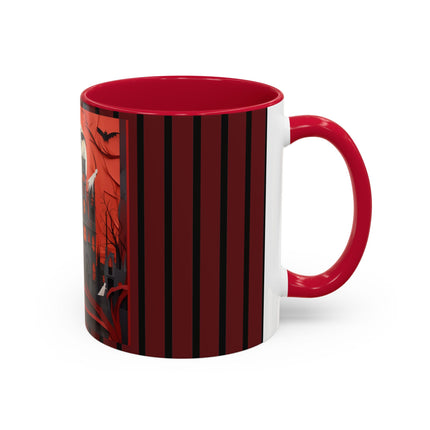 Halloween Night Scene Colorful Mugs (11oz, 15oz)