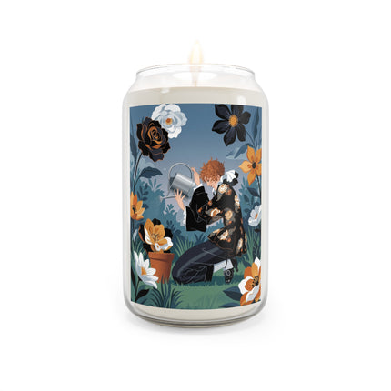 🌸🪴 The Grand Flower Gardener Scented Soy Candle – Art Deco Floral Whimsy