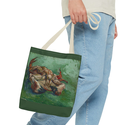 Crab on its Back by Vincent Van Gogh Tote Bag (AOP)