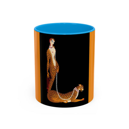 Leopard Queen Colorful Mugs – Wild Beauty & Art Deco Glamour