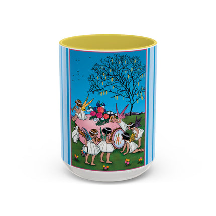 Enchanted Easter Gathering Colorful Mugs (11oz, 15oz)