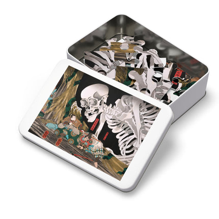 Mitsukuni Defying the Skeleton Spectre by Utagawa Kuniyoshi Puzzle (30, 110, 252 or 500-Piece)