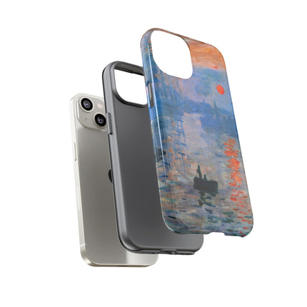Sunrise by Claude Monet Phone Cases