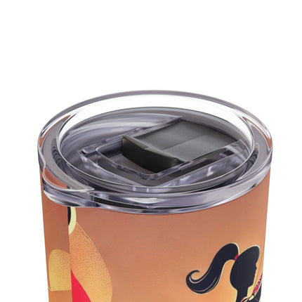 Art Deco Valentine's Romance Skinny Matte Tumbler, 20oz