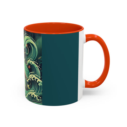 Mermaid Queen Rising from the Deep Colorful Mugs (11oz, 15oz)