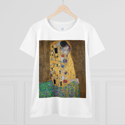 The Kiss by Gustav Klimt Women's Midweight Cotton Tee