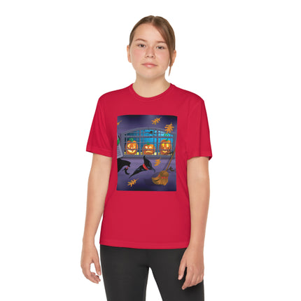 Whimsical Halloween Mischief Youth Competitor Tee