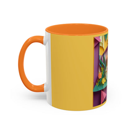 Origami Bicycle Colorful Mugs (11oz, 15oz)